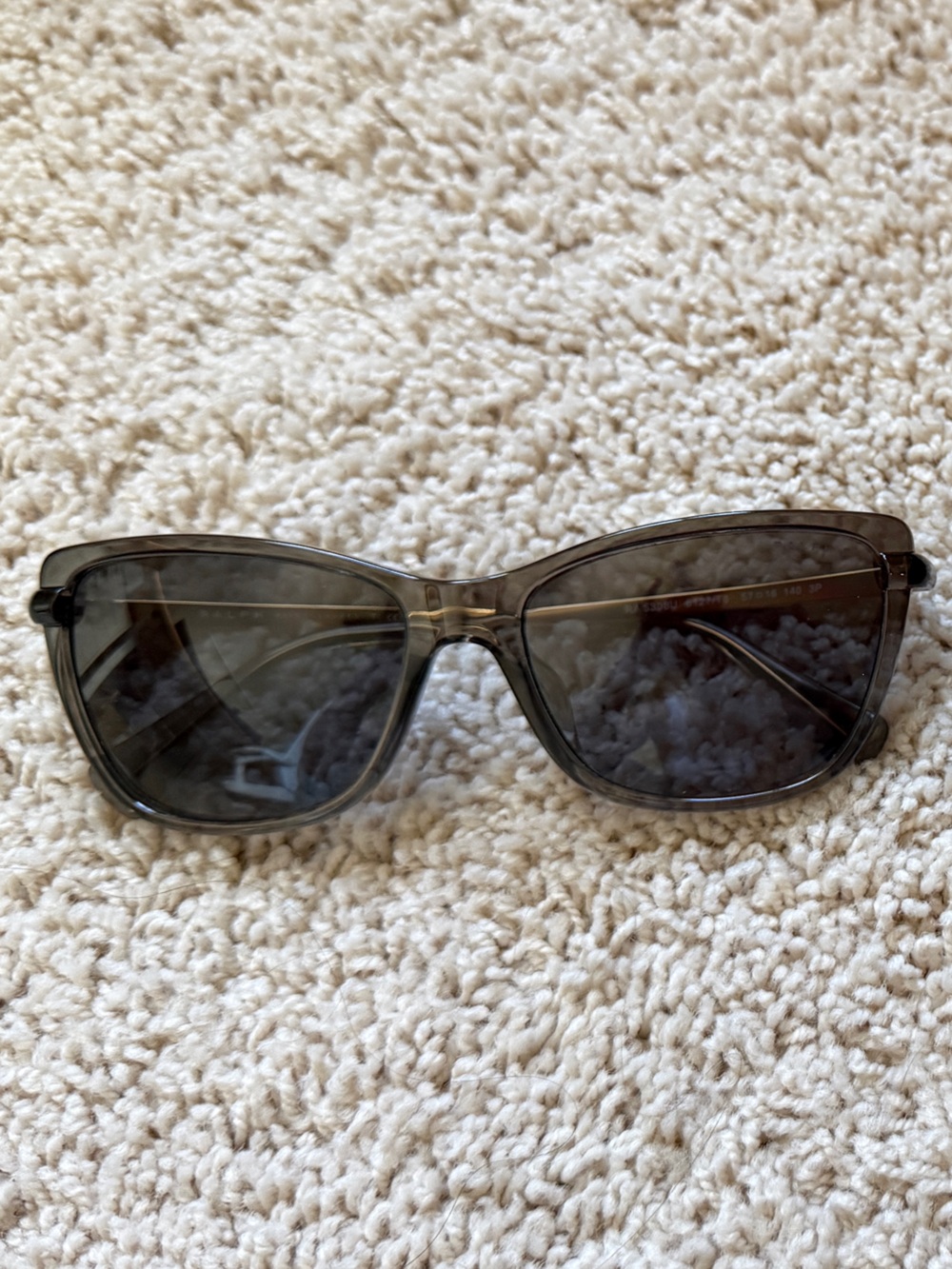 Ralph Lauren Gray/Brown Gradient Sunglasses with Black Case